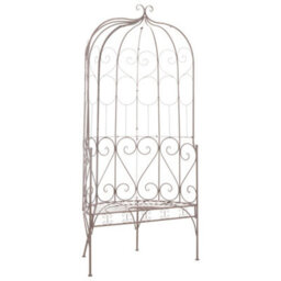 Berkfield Garden Bench 95 Cm Iron Antique Brown