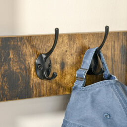Homcom Entryway Coat Rack Hall Tree Shoe Bench 3 In 1 Design Metal Storage Rack - thumbnail 7