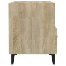 Berkfield Elegant Bedside Cabinets 2 Pcs Sonoma Oak Engineered Wood - thumbnail 5