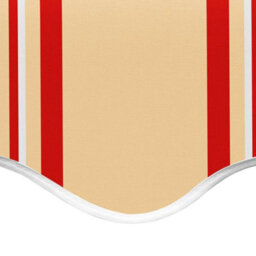 Berkfield Replacement Fabric For Awning Yellow And Orange 4X3 M - thumbnail 5