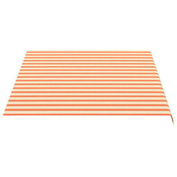 Berkfield Replacement Fabric For Awning Yellow And Orange 4X3 M - thumbnail 4