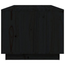 Berkfield Modern Coffee Table Black 100X50X41 Cm Solid Wood Pine - thumbnail 7