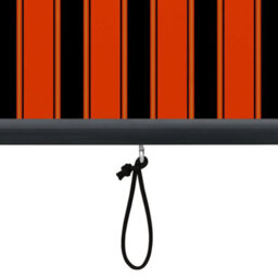 Berkfield Harmful Outdoor Roller Blind 160X250 Cm Orange And Brown - thumbnail 8
