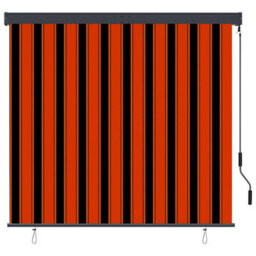 Berkfield Harmful Outdoor Roller Blind 160X250 Cm Orange And Brown