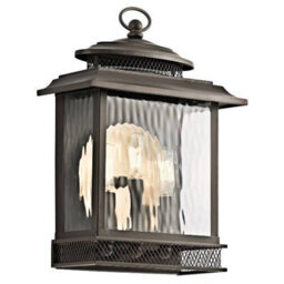 Elstead Lighting Pettiford 3 Light Wall Lantern - Olde Bronze