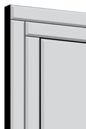 Mirroroutlet Luxford All Glass Free Standing Cheval Dress Mirror 150 X 40Cm - thumbnail 5