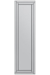 Mirroroutlet Luxford All Glass Free Standing Cheval Dress Mirror 150 X 40Cm - thumbnail 3