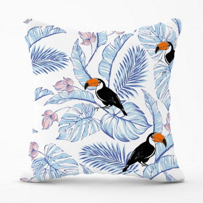 Warren Reed Designer Tropical Toucan Cushions 45Cm X 45Cm - image 1