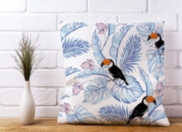Warren Reed Designer Tropical Toucan Cushions 45Cm X 45Cm - thumbnail 2