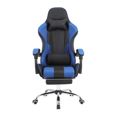 Gaming Chair Ergonomic Gamer Home Office Desk Chair With Footrest - image 1