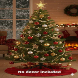 Uetian 5Ft Green Artificial Christmas Tree Small Spruce With 600 Pvc Branch Tips And Foldable Metal Stand No Decoration Added - thumbnail 9