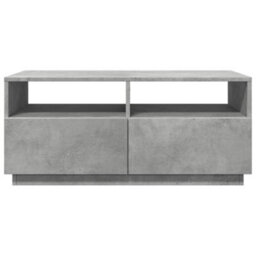 Berkfield Coffee Table With Led Lights Concrete Grey 90X49X40 Cm - thumbnail 5