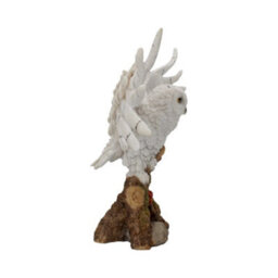 Snowy Rest Owl Figurine Ornament - Nemesis Now - thumbnail 4