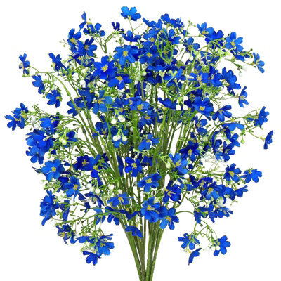 Artificial Flowers 8Pcs Loose Fake Flowers Long Stem Outdoor Uv Resistant Artificial Plants Decorative - image 1