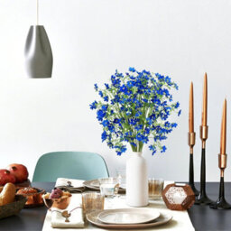Artificial Flowers 8Pcs Loose Fake Flowers Long Stem Outdoor Uv Resistant Artificial Plants Decorative - thumbnail 7