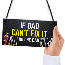 Red Ocean Dad Sign Hanging Shed Garage Sign Dad Gift Fathers Day Birthday Gift For Dad Funny - thumbnail 6