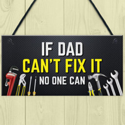 Red Ocean Dad Sign Hanging Shed Garage Sign Dad Gift Fathers Day Birthday Gift For Dad Funny - thumbnail 2