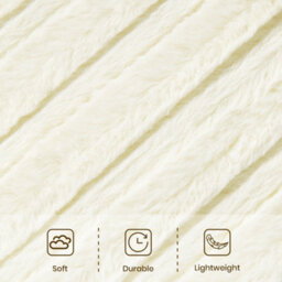 Darphe Beige White 3 Pcs Single Size Stripe Duvet Cover Set With Pillowcases 135 X 200 Cm - thumbnail 6