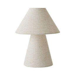 Valuelights Gigi Natural Linen Full Fabric Tapered Table Lamp - thumbnail 6