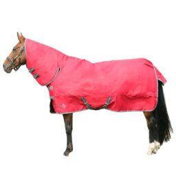 "Stormx Empra Combi Combo Neck 300G Horse Turnout Rug Red (5 3"")" - thumbnail 1