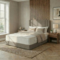 DS Living Velora Clay Upholstered Divan Single Bed - thumbnail 2