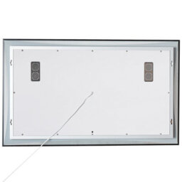 Beliani Led Bathroom Mirror Onlay 100 Cm 60 Cm Silver - thumbnail 5