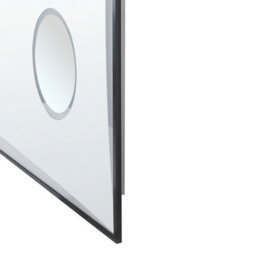 Beliani Led Bathroom Mirror Onlay 100 Cm 60 Cm Silver - thumbnail 6