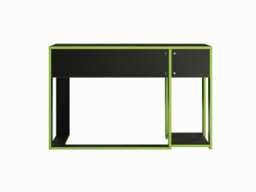 Home Detail Ryker Gaming Desk Computer Table Workstation, Black With Green Trim - thumbnail 5
