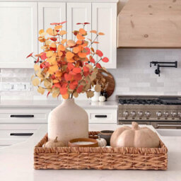 CLEFFNS 10Pcs Artificial Eucalyptus Stems Fall Decorations With Fall Eucalyptus Leaves Autumn Decorations For Office Home Artificial Plant - thumbnail 5