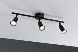Paulmann 66757 Carolina Spotlight 3-Lamp Max. 3X10 Watts Ceiling Luminaire Matt Black Spot Metal Gu10 - thumbnail 5