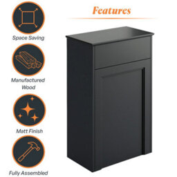 Plum&clay Fairmont Traditional Black Wc Unit For Back To Wall Toilet - thumbnail 5