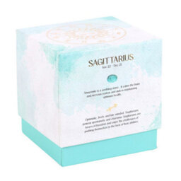 Sagittarius Ylang Ylang & Amber Gemstone Zodiac Candle - thumbnail 3