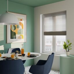 GoodHome Studio Grey Nickel Effect Aluminium Venetian Blind (W)120Cm (L)180Cm - thumbnail 8
