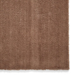 Walnut Shaggy Washable Plain Modern Rug For Living Room Bedroom & Dining Room-160Cm X 230Cm - thumbnail 5