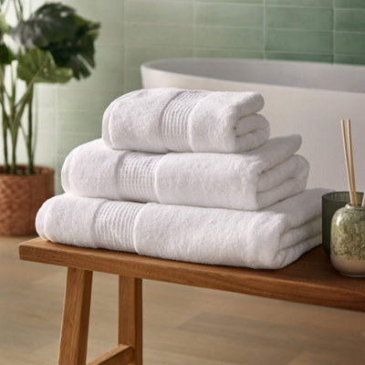 Silentnight Luxury Cotton - Bath Towel - White