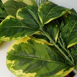 Leaf 180Cm Artificial Garland Hanging Trailing Golden Ficus Plant - thumbnail 3