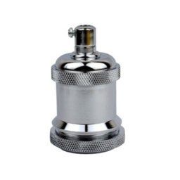 Vintage E27 Lamp Holder Retro Metal Edison Bulb Socket Ip20, Hard Wired For Kitchen,living Room,bedroom,dinning Room Lightings - thumbnail 1