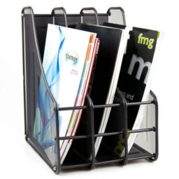 Magazine Holder File Document Letter Organiser Storage Office Desk Rack Stand - thumbnail 5