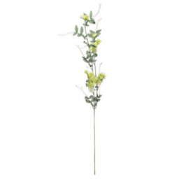 Wyld Haus Set Of 3 Artificial Sweet Pea Trail Stems Silk-Look Cascading Green & Ivory Flowers