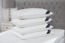 "Littens 4 Pack Duck Feather & Down Pillows, 230Tc Cotton, 48Cm X 74Cm (19"" X 29"")" - thumbnail 4