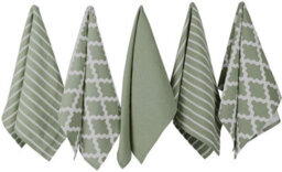 Penguin Home 100% Cotton Premium Quality Extra Large Tea Towel Sets - Pack Of 5 - thumbnail 1