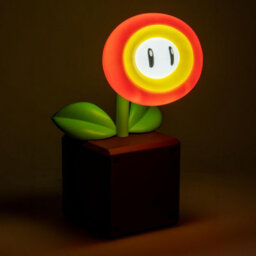 Super Mario Fire Flower Led Lamp, Officially Licensed Nintendo Desk Light For Gamers, Usb Powered Home Décor Gift, Paladone - thumbnail 2