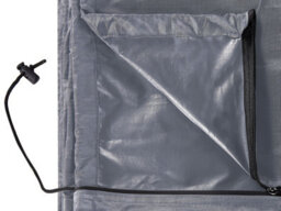 Beliani Rain Cover Chuva 200 Cm 120 Cm 120 Cm Grey - thumbnail 6