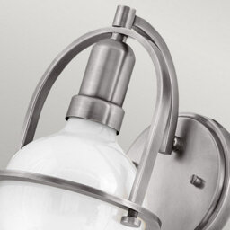 Luminosa Lighting Luminosa Hinkley Somerset Wall Lamp Brushed Nickel - thumbnail 2