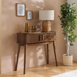 Birlea Axel Console Table Walnut - thumbnail 1