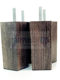 L&F 4X Replacement Furniture Legs Solid Wood 110mm High Sofas Chairs Settee Cabinets Legs M10 Tsp2055 - thumbnail 3