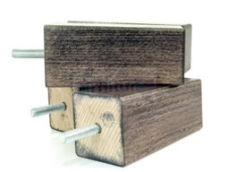 L&F 4X Replacement Furniture Legs Solid Wood 110mm High Sofas Chairs Settee Cabinets Legs M10 Tsp2055 - thumbnail 6