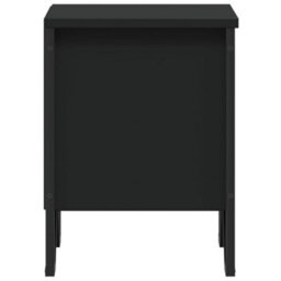 Berkfield Bedside Cabinet Black 40X30X40 Cm Engineered Wood - thumbnail 6