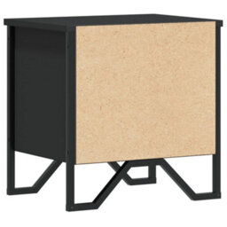 Berkfield Bedside Cabinet Black 40X30X40 Cm Engineered Wood - thumbnail 7