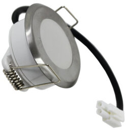 Spares2Go Universal Cooker Hood Led Light Vent Extractor Lamp Round Silver 54.5mm 1.6W Ac X 2 - thumbnail 3